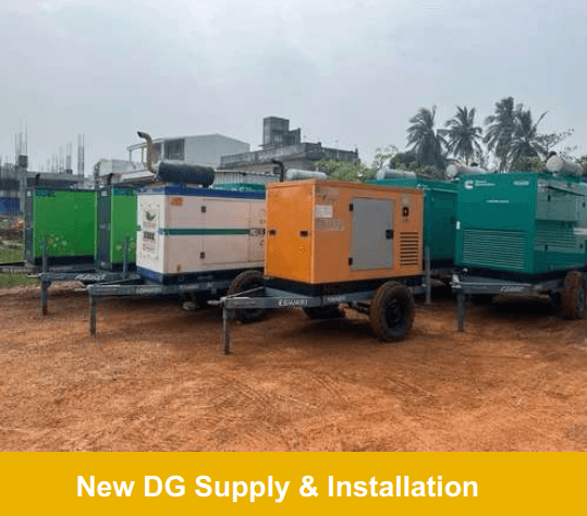 New DG Supply and installation