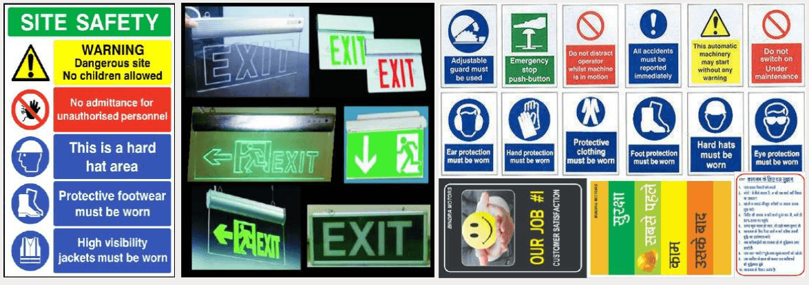 Saftey signage